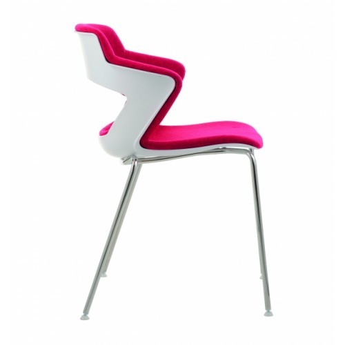 Jednací židle AOKI STYLE - čalouněný sedák+opěrák